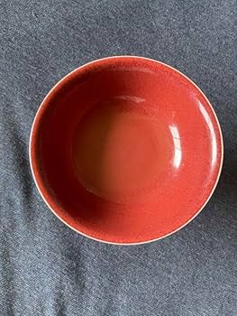 中国古美術品魚文釉里紅馬上杯大明宣徳年製 在銘 清の時代